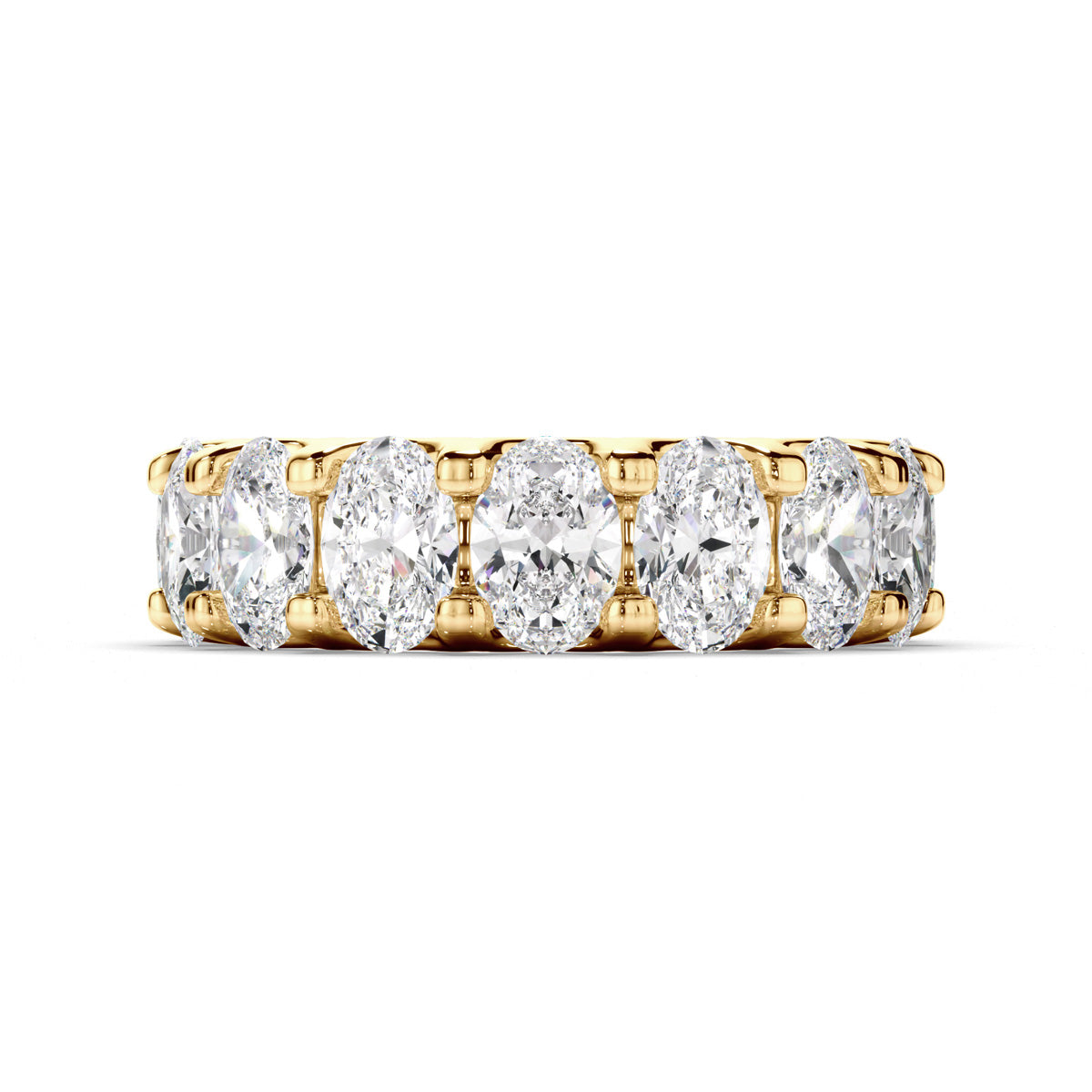 Oval Cut Diamond Eternity Ring