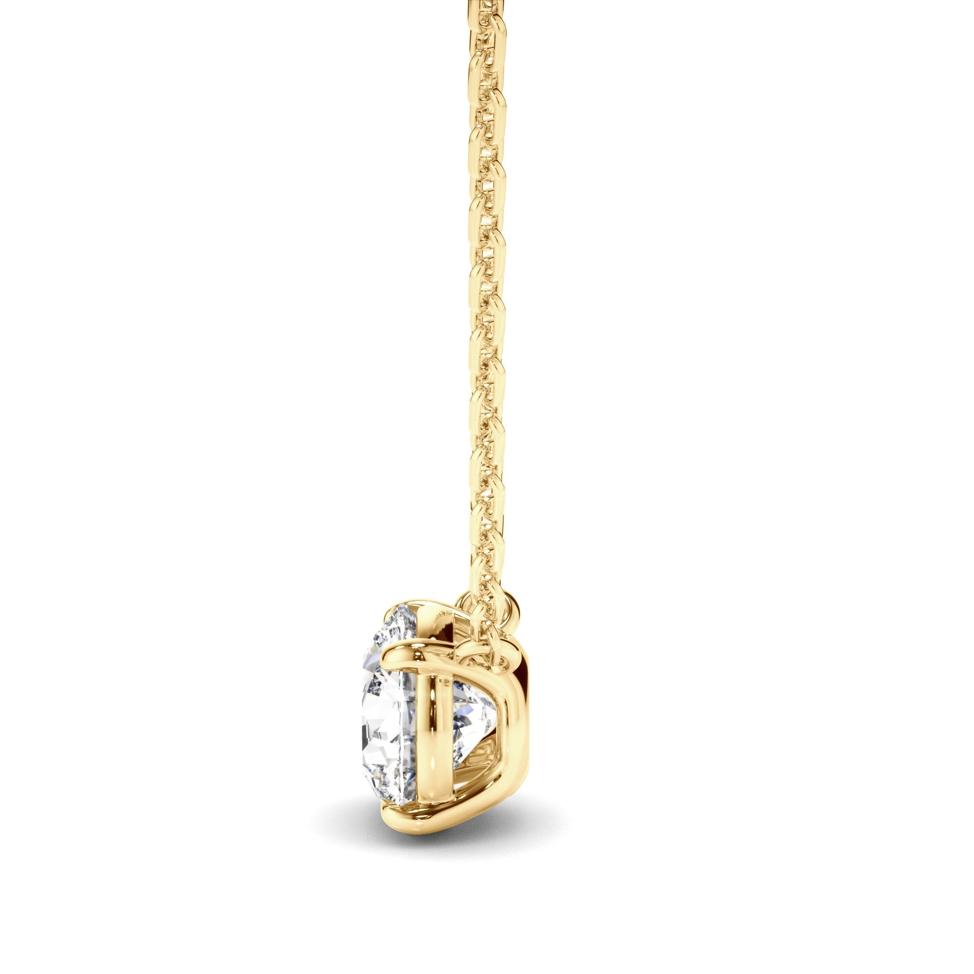 Round Brilliant Cut Diamond Necklet