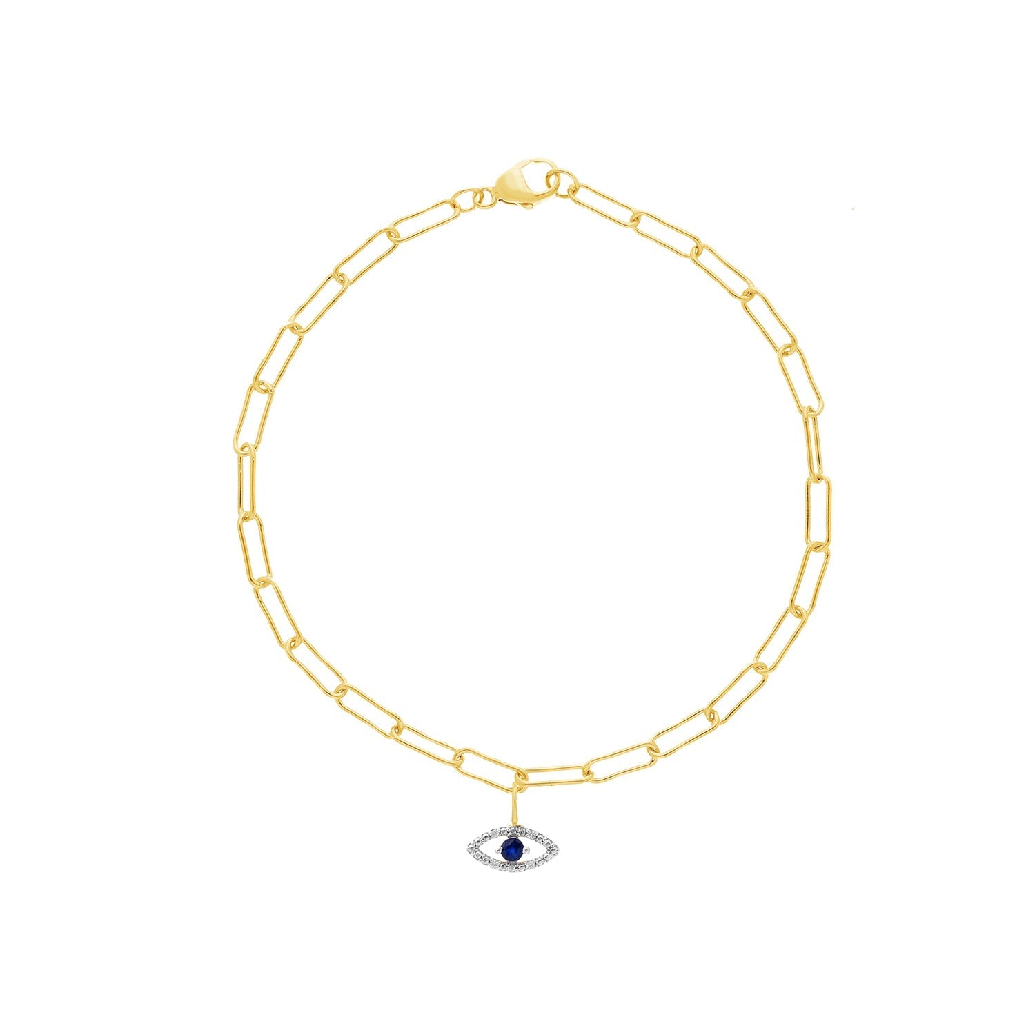 0.02ct Lab Grown Diamond 17-19cm Bracelet in 9ct Yellow Gold