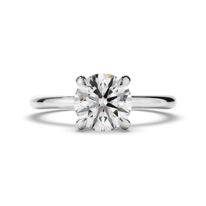 Round Brilliant Cut Diamond Engagement Ring