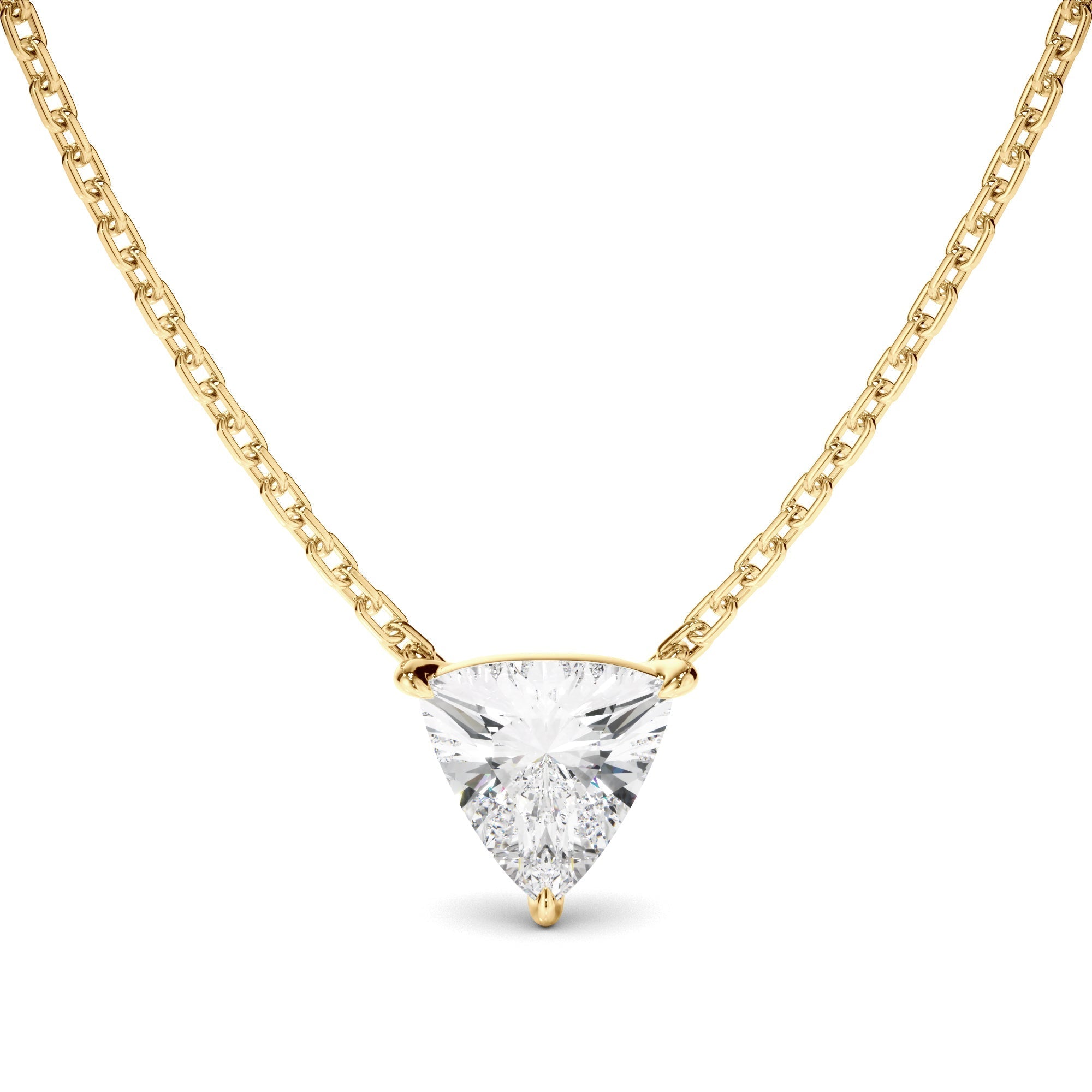 Trillion Cut Diamond Necklet
