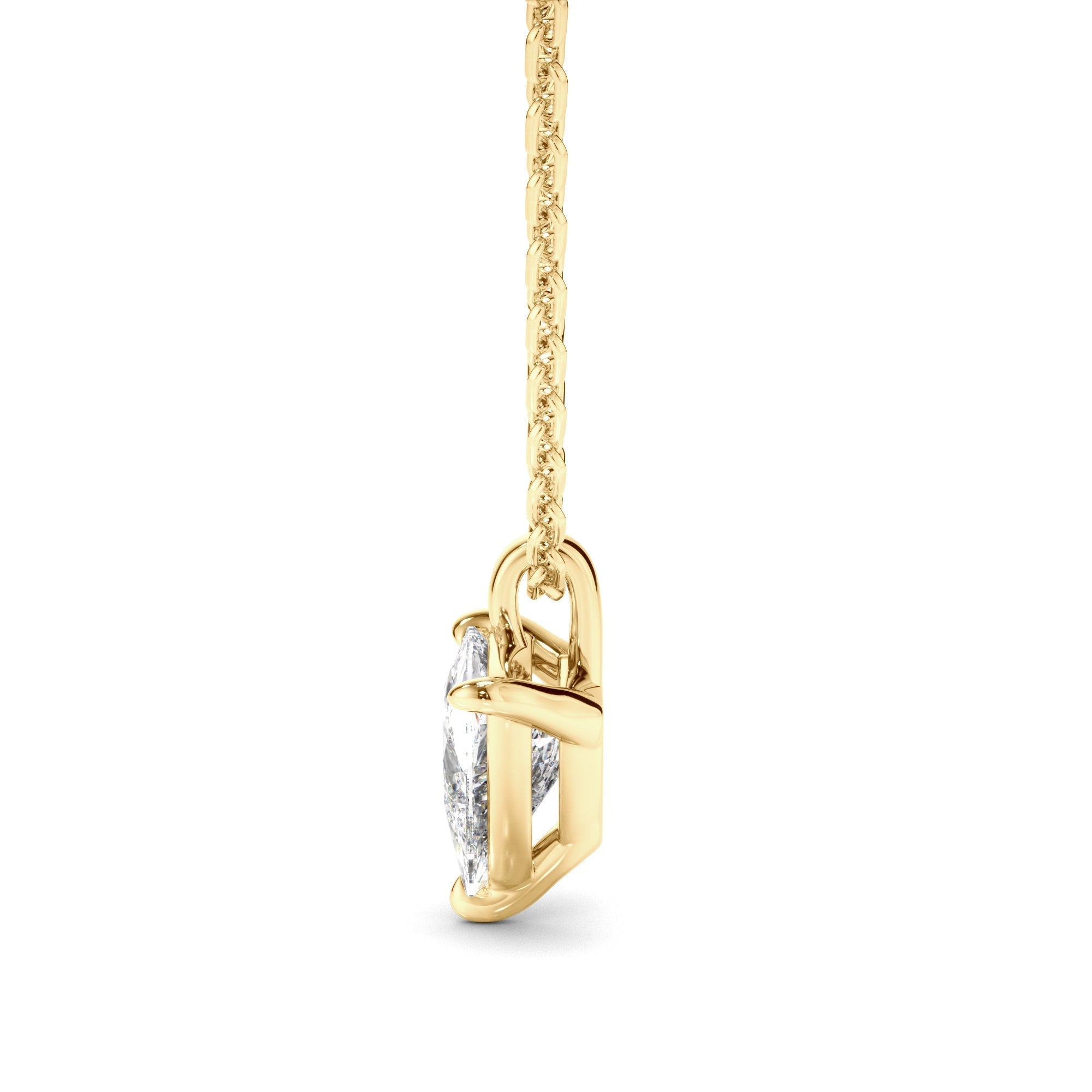 Trillion Cut Diamond Pendant