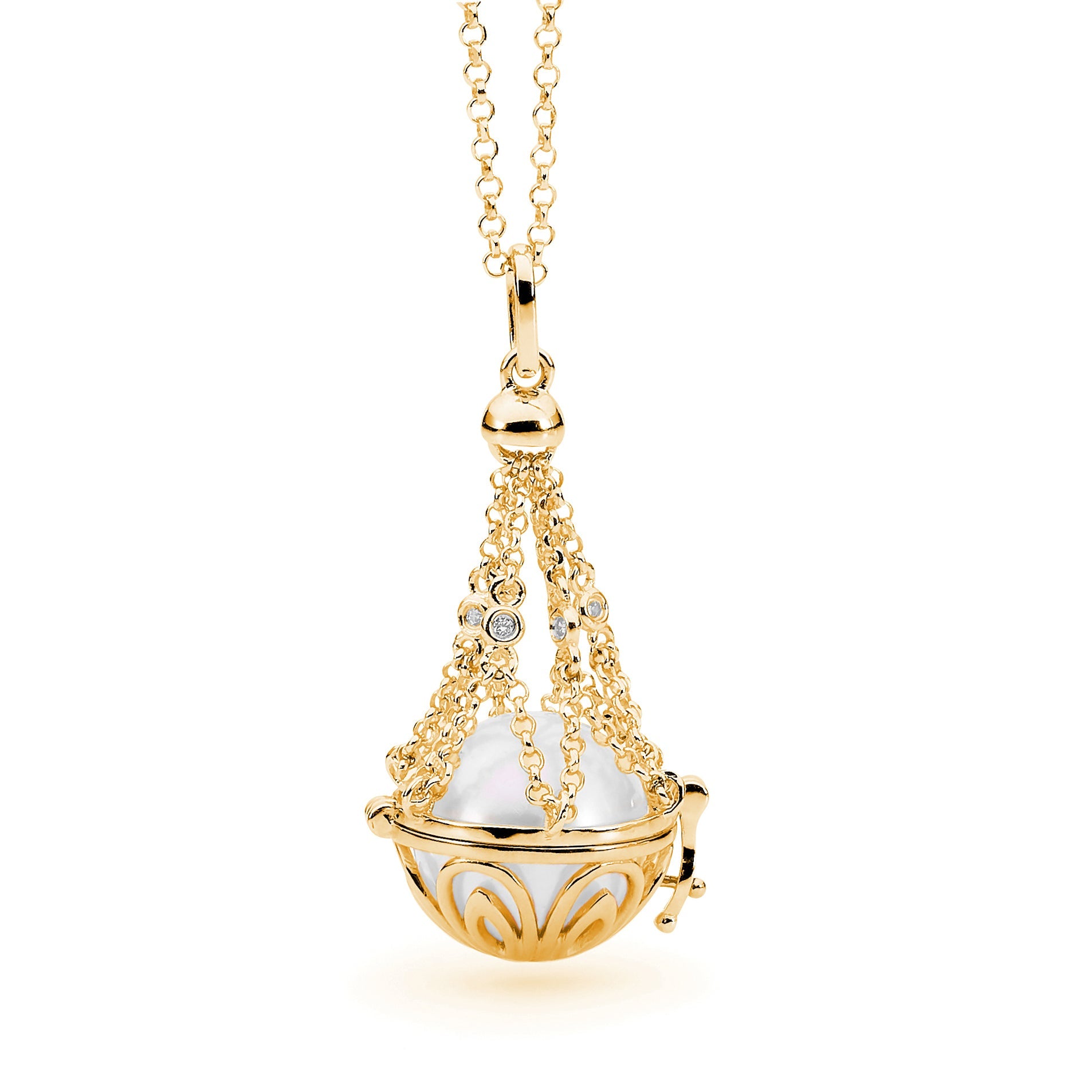 9ct Yellow Gold Edison Pearl Necklace