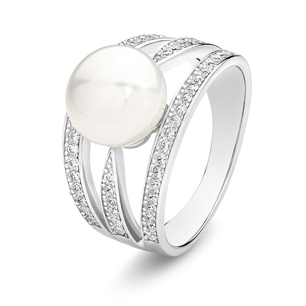 Sterling Silver Sybil Pearl Ring