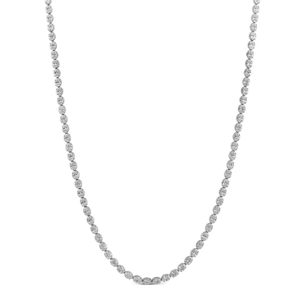 9.60ct Lab Grown Diamond Necklace in 18ct White Gold