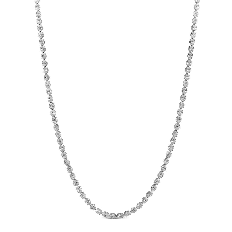 9.60ct Lab Grown Diamond Necklace in 18ct White Gold