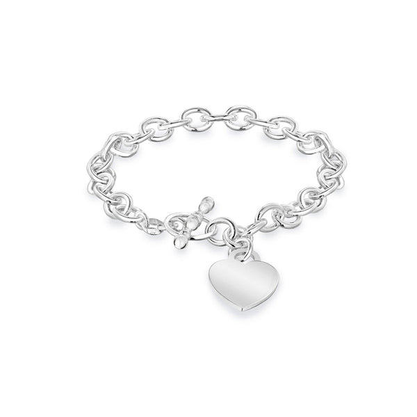 Sterling Silver Oval Tbar Bracelet