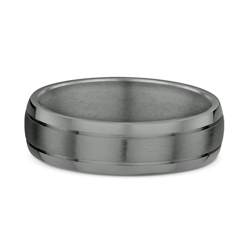 Tantalum Dark Grey Wedding Ring