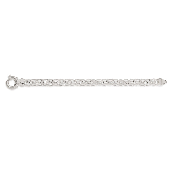Silver roller link Bracelet