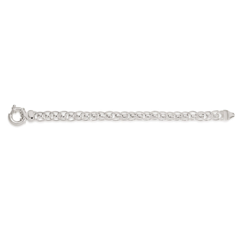 Silver roller link Bracelet