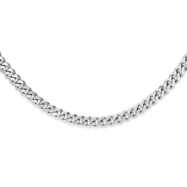 Sterling silver curb link chain