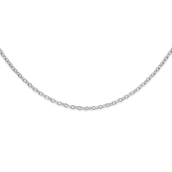 Sterling silver cable link chain