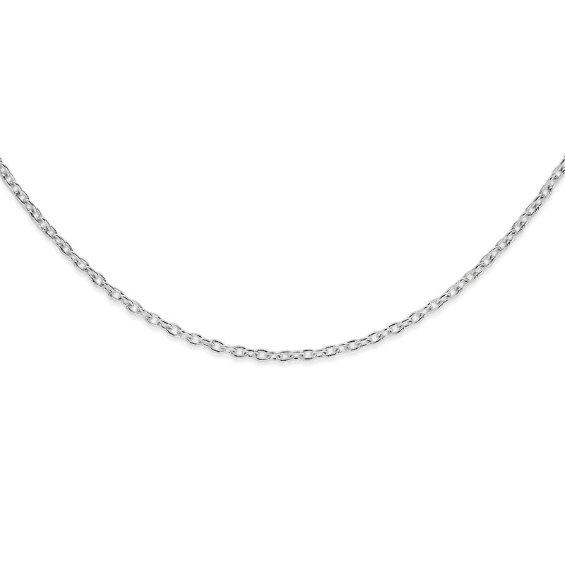 Sterling silver cable link chain