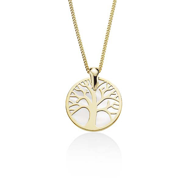 9ct gold tree of life pendant