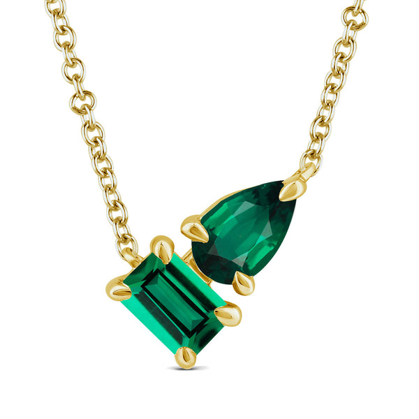 9ct Yellow Gold Tourmaline Necklace